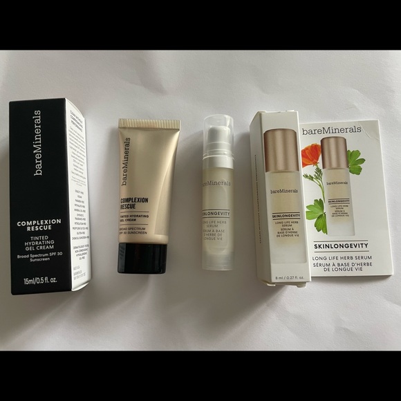 BareMinerals Travel Size Tinted Moisturizer SPF 30 and Anti-Aging Face Serum